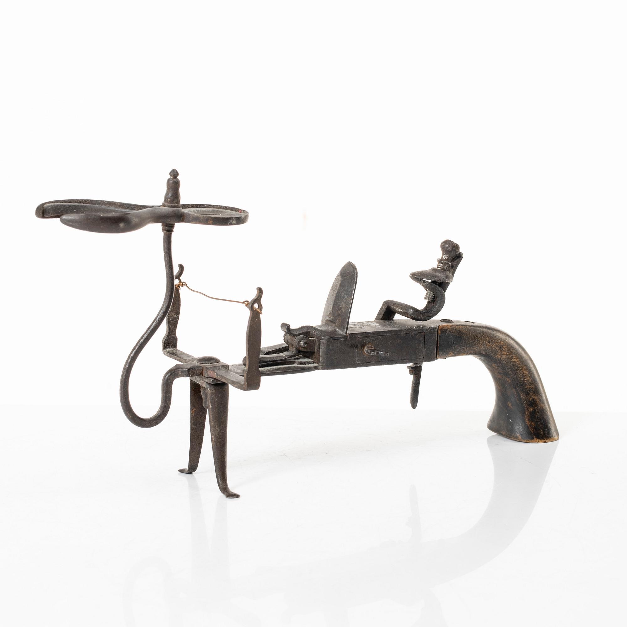 A mechanical flintlock from Wedevåg ironworks, later part 18th century / early 19th century.