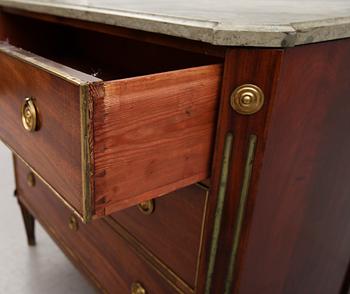 BYRÅ, sengustaviansk, omkring år 1800.