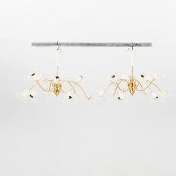 Emil Stejnar, a pair of ceiling lamps from the second half of the 20th century.