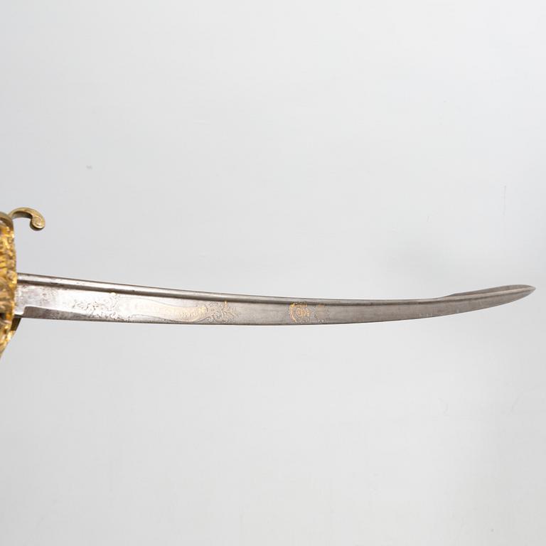 Sabel m/1859 för officer vid Infanteriet.