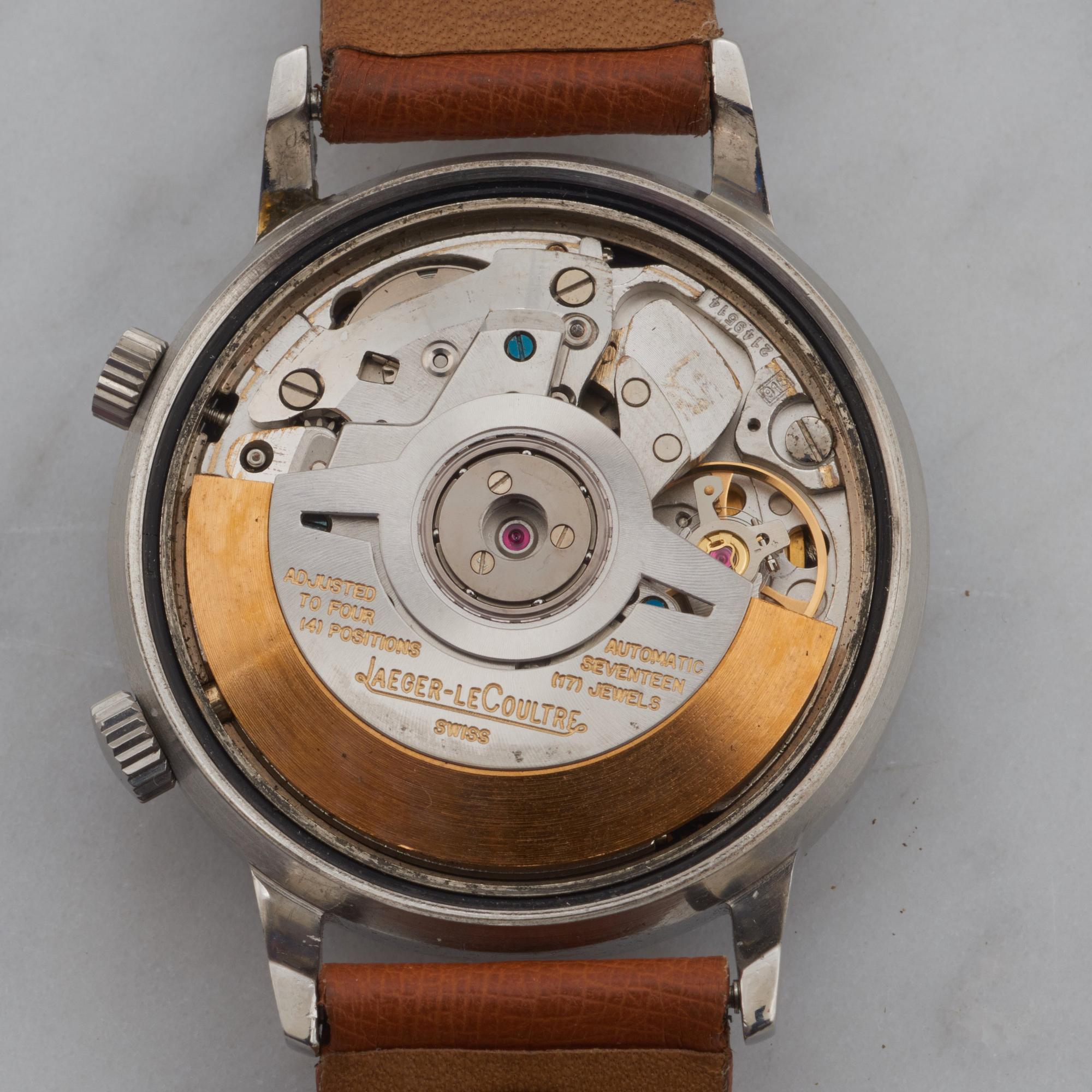 JAEGER-LeCOULTRE, Memovox, wristwatch, 37 mm,
