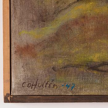 CO Hultén, oil on canvas, signed and dated -47.