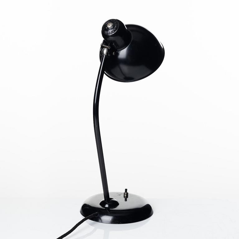 Christian Dell, a table lamp, Kaiser Idell, Germany, 1930-40s.