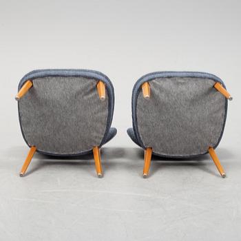 Fåtöljer, ett par, swedish modern, 1900-talets mitt.