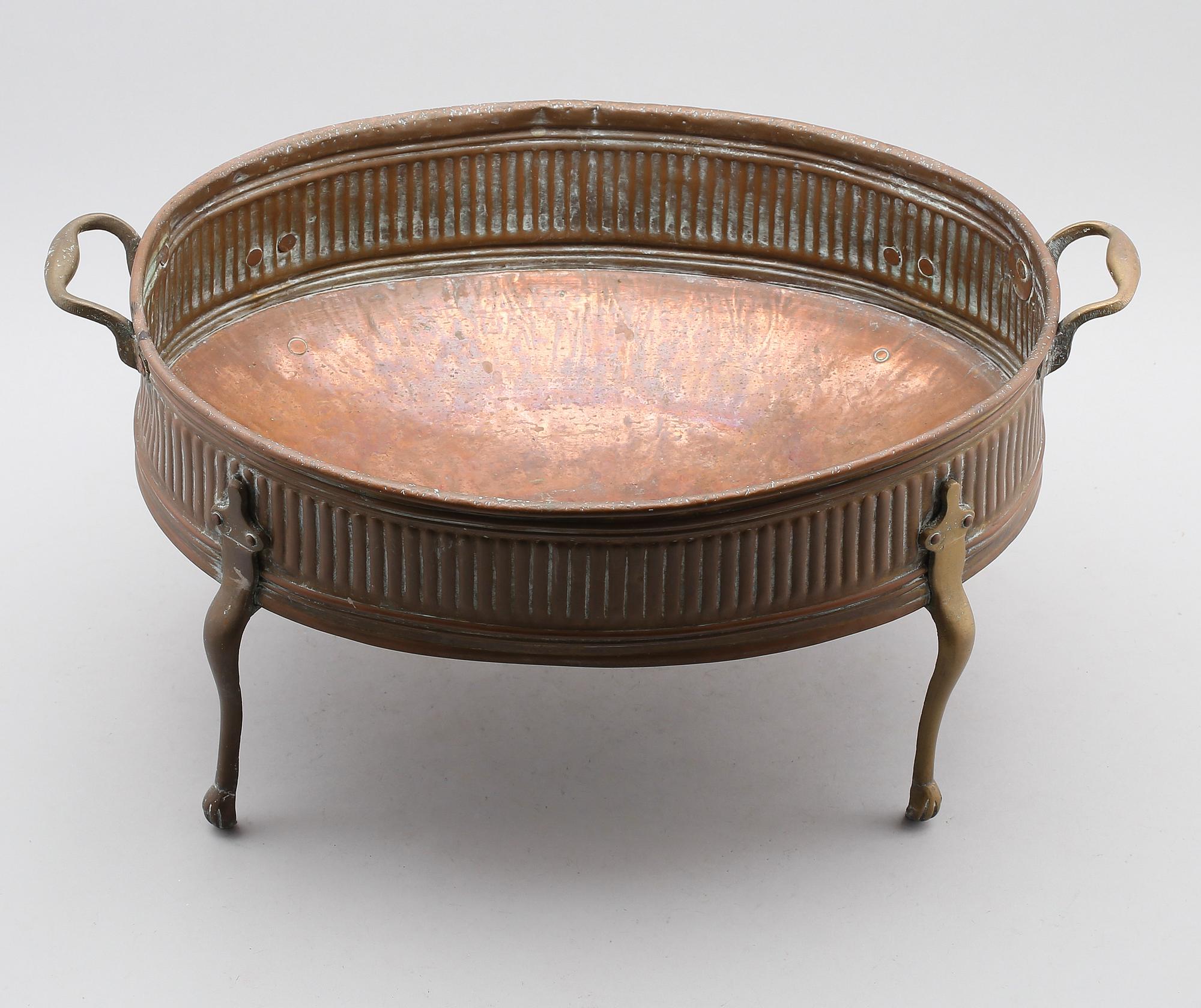 JARDINJÄR, koppar och mässing, 1800-tal.