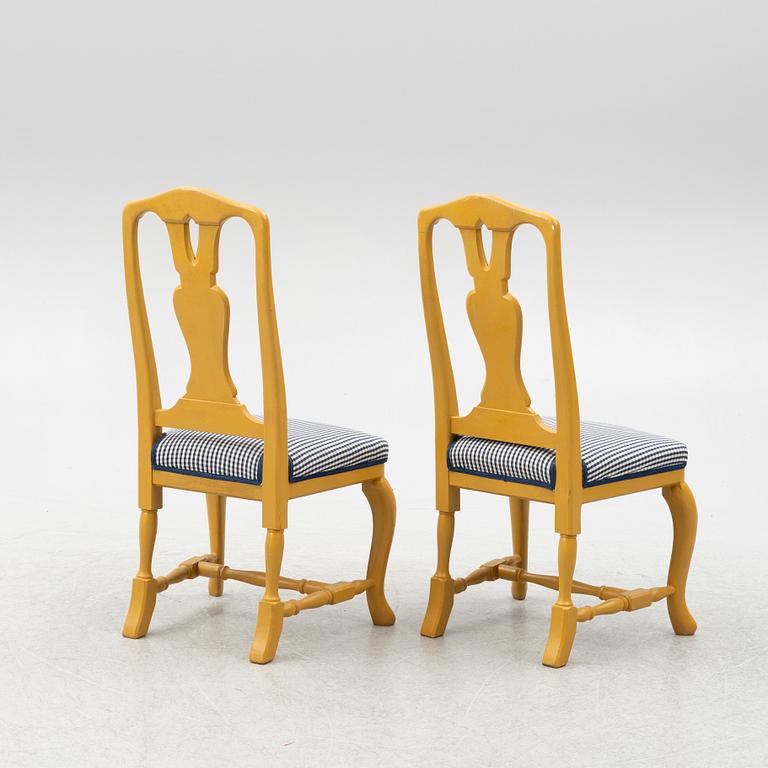 Chairs, 6 pcs, Rococo style, second half of the 20th century.