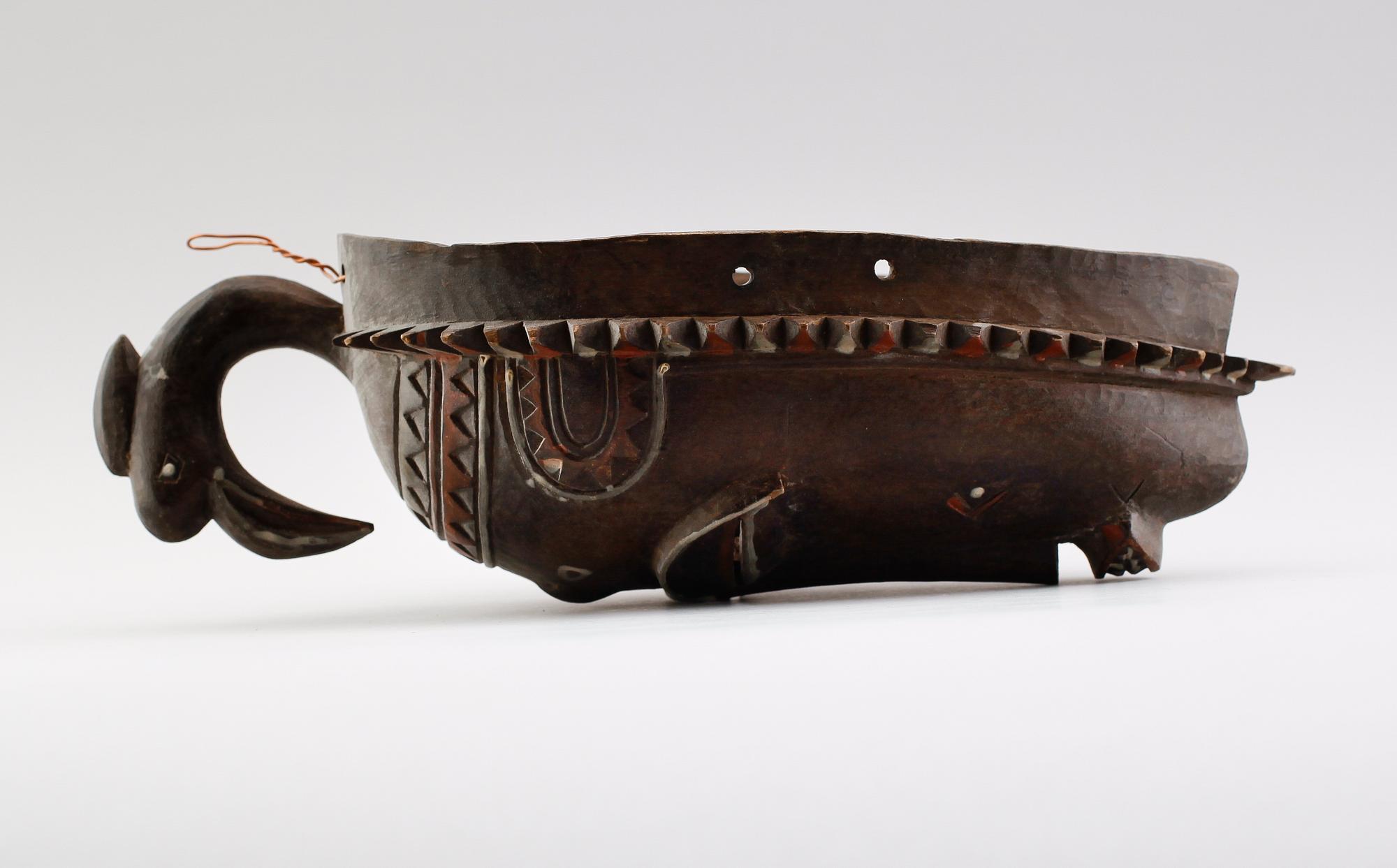 MASK, snidat trä, möjligen Senufo, Mali, Afrika.