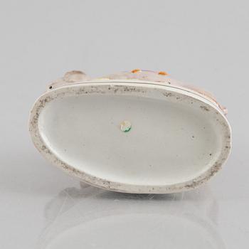 An elephant spill vase, Staffordshire, England, 19th century.