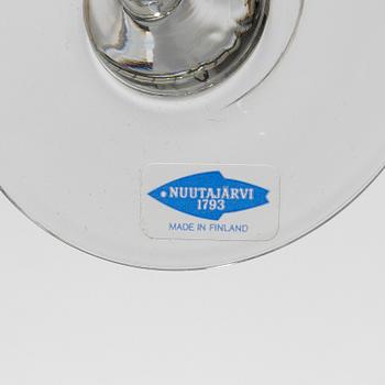 Heikki Orvola, a 111 pieces glass service, "Aurora", Nuutajärvi Notsjö, Arabia and Iittala, late 20th century.