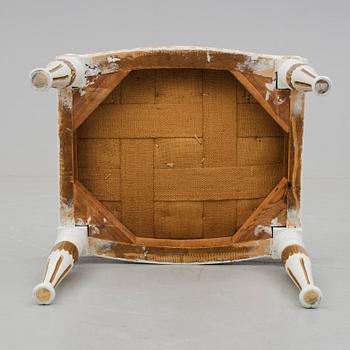 TABURETT, sengustaviansk, 1700-talets slut.