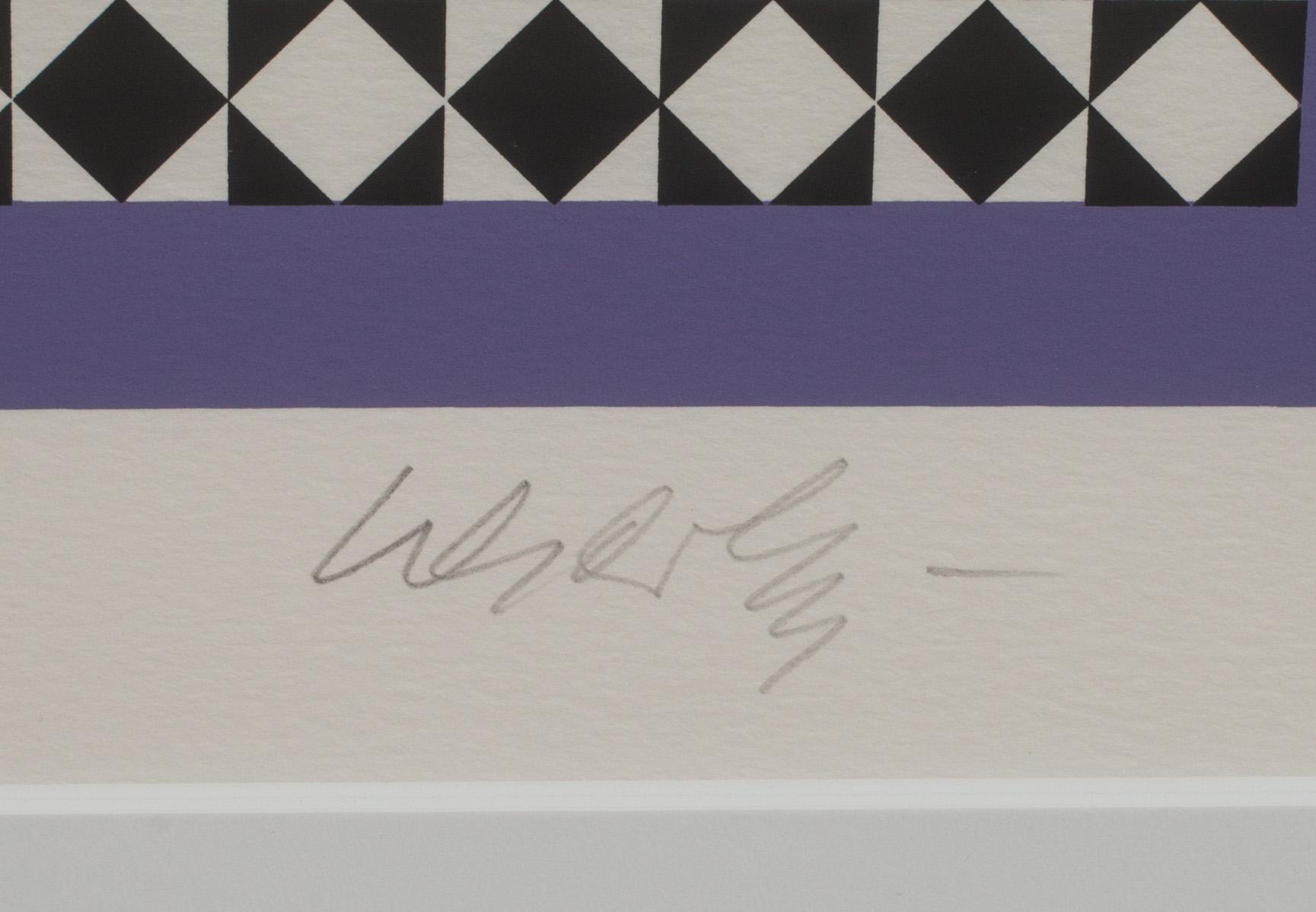 VICTOR VASARELY, färglitografi, signerad och numrerad E.A. XVIII/XXX.