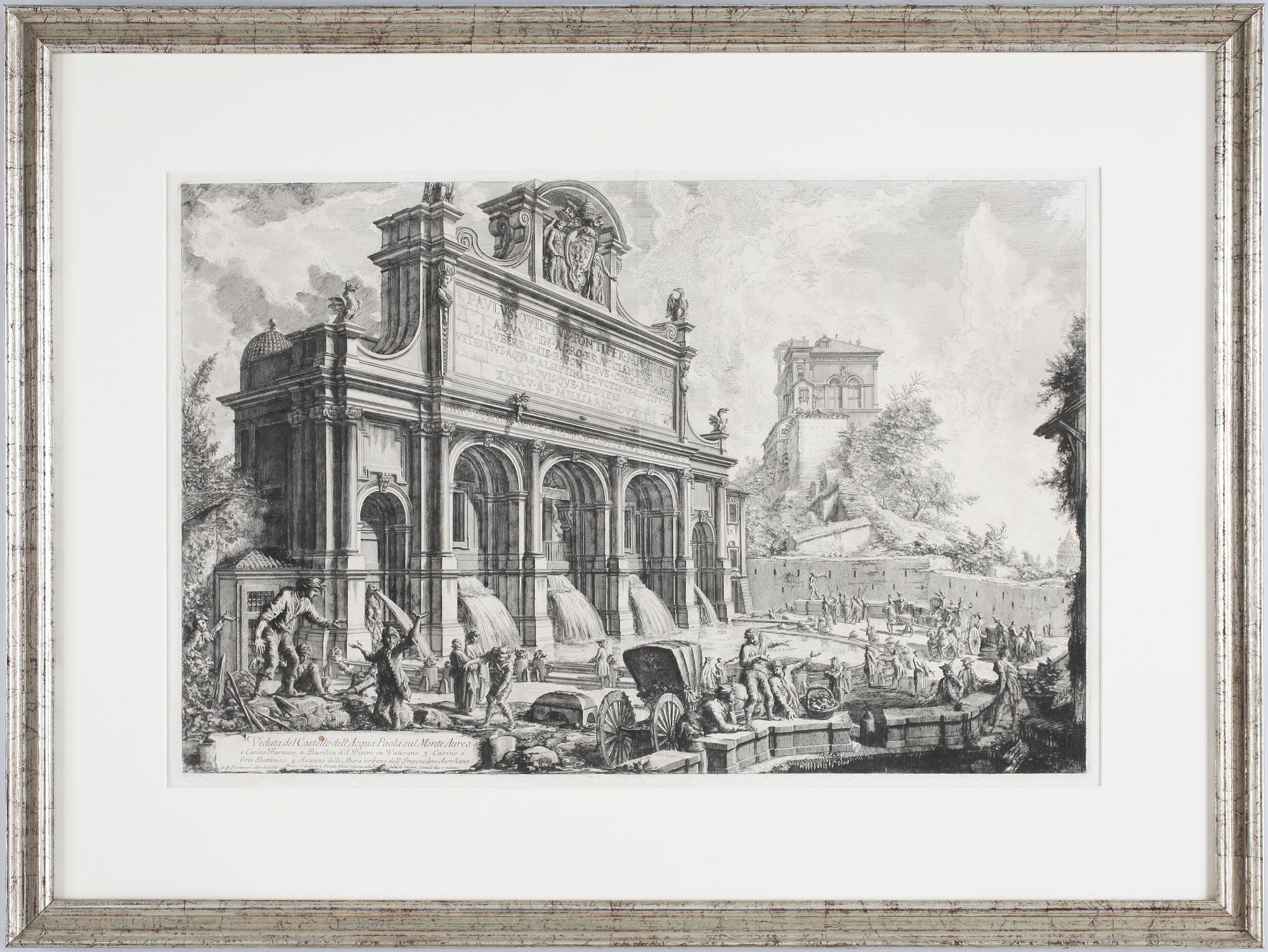 GIOVANNI BATTISTA PIRANESI, etsning.