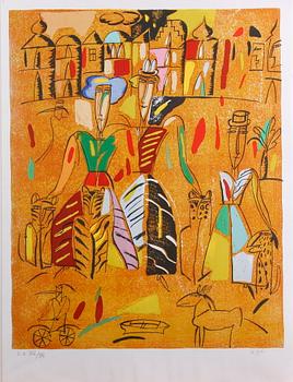 Madeleine Pyk · PYK, MADELEINE, litografi, sign o numr EA XIV/XXV.