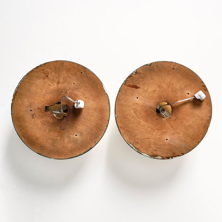 Erik Tidstrand, a pair of ceiling lamps model "29423", Nordiska Kompaniet, 1930s-40s.