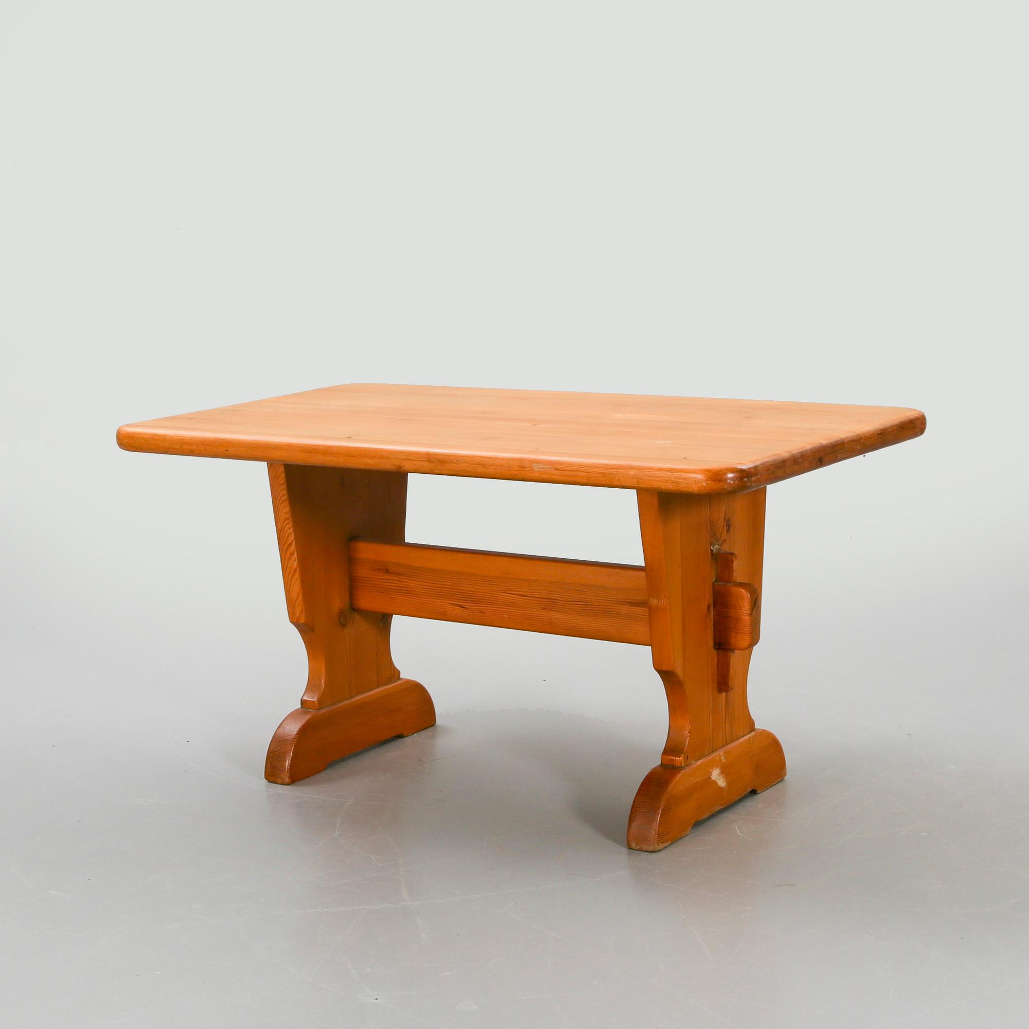 Bock table, pine, second half of the 20th century.