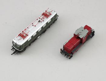 SAMLING MODELLTÅG, 4 delar, Roco, Österrike.