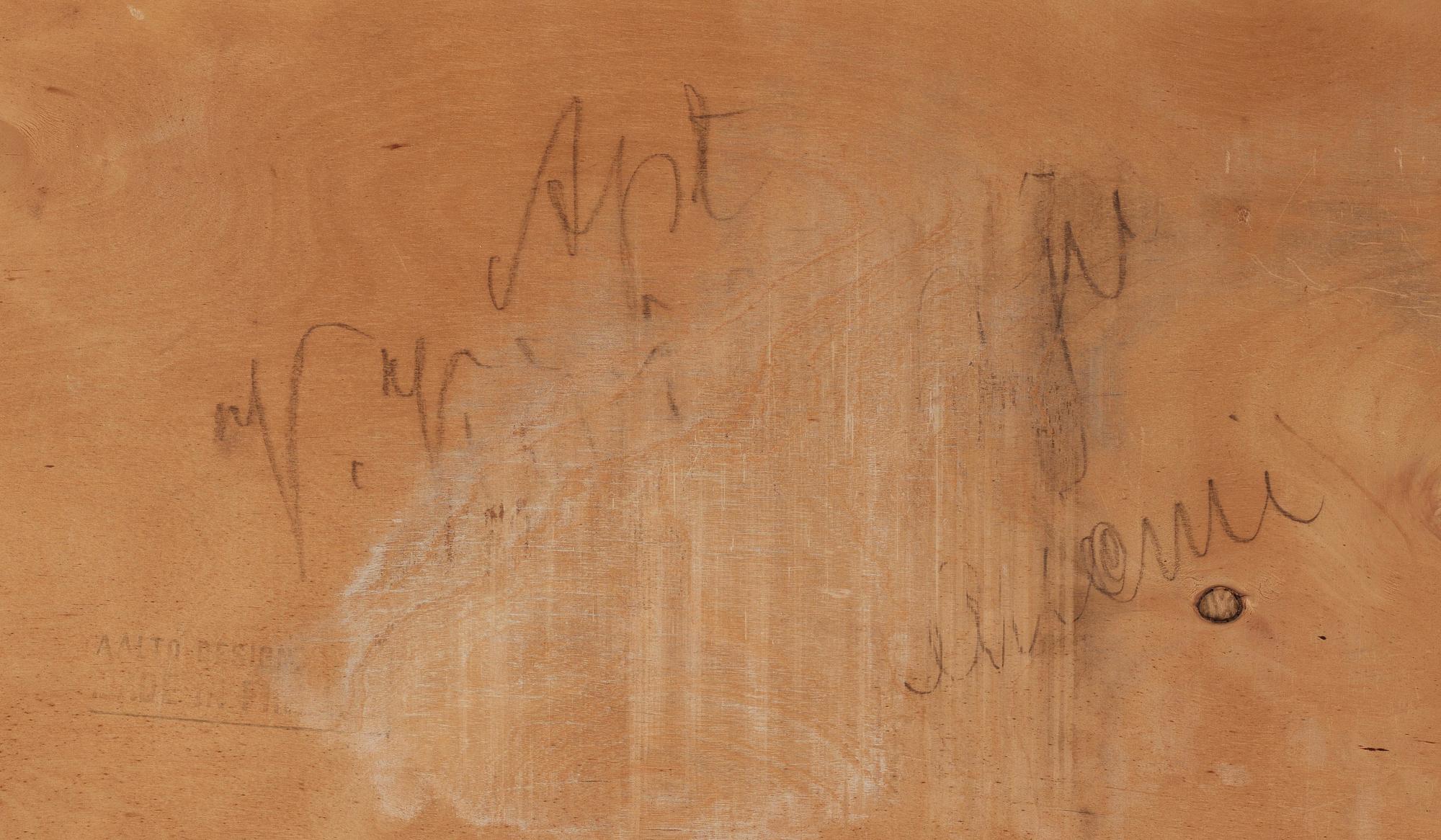 An Alvar Aalto sideboard 200, Huonekalu-ja Rakennustyötehdas Ab for Artek, Finland, probably 1930's-40's.