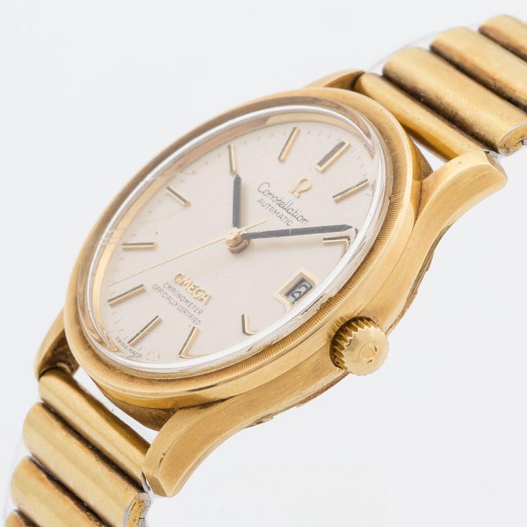 OMEGA, Constellation, Chronometer, wristwatch, 33 mm,