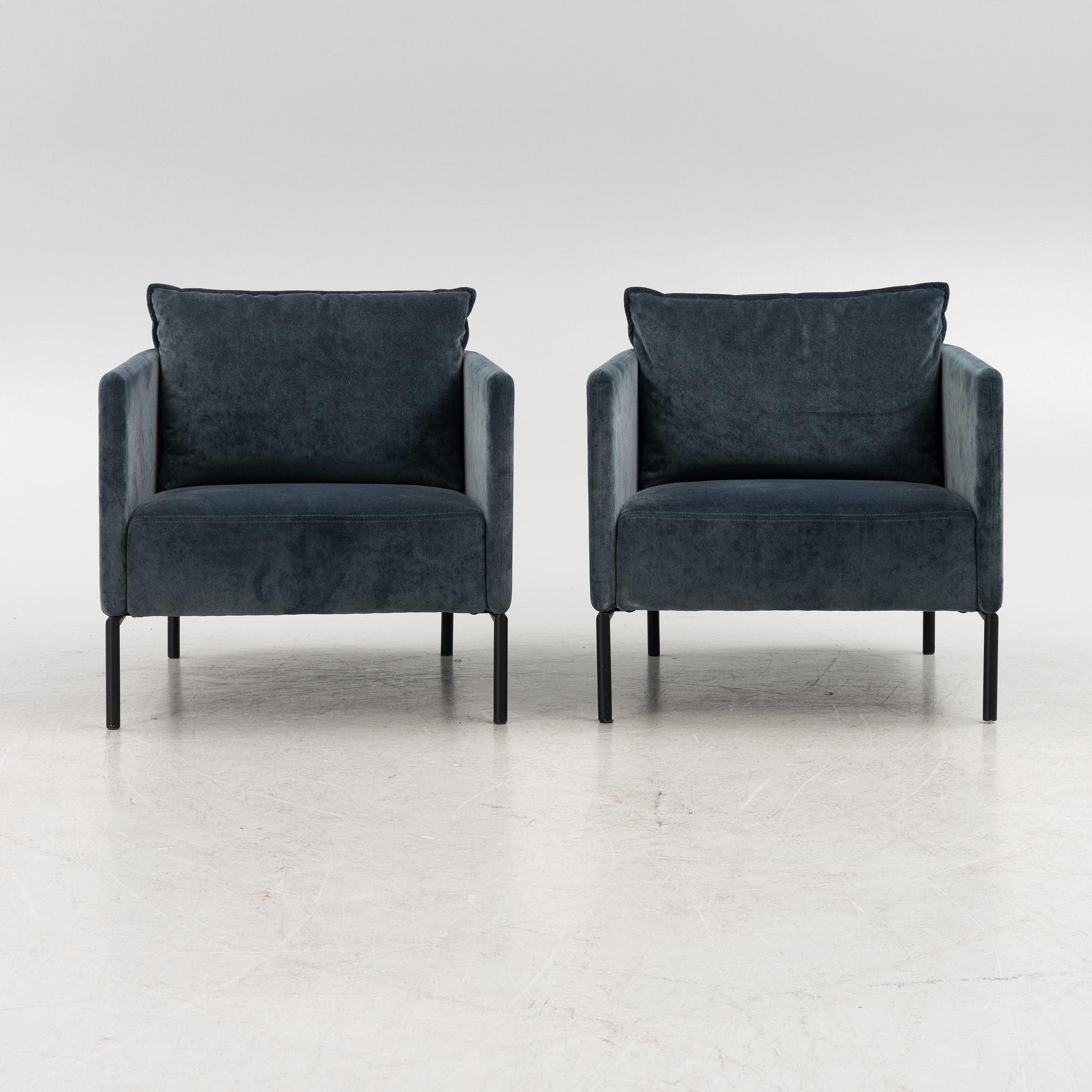 Torill Sletvoll, fåtöljer, ett par, "Piet", Slettvoll, Norge.