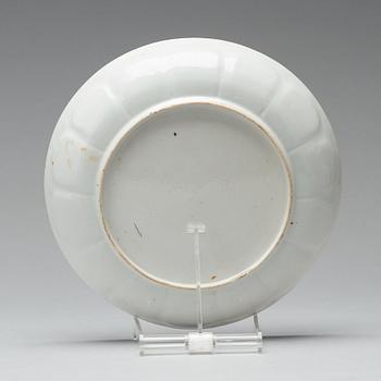 SKÅL samt FAT, kompaniporslin. Qingdynastin, Qianlong (1736-95).