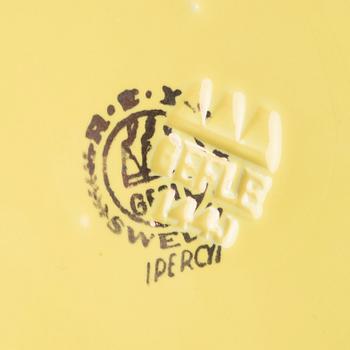 TESERVIS, flintgods, 15 delar, "Rex", Arthur Percy, Gefle.