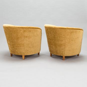 A pair of 1930's armchairs for Mobilia.