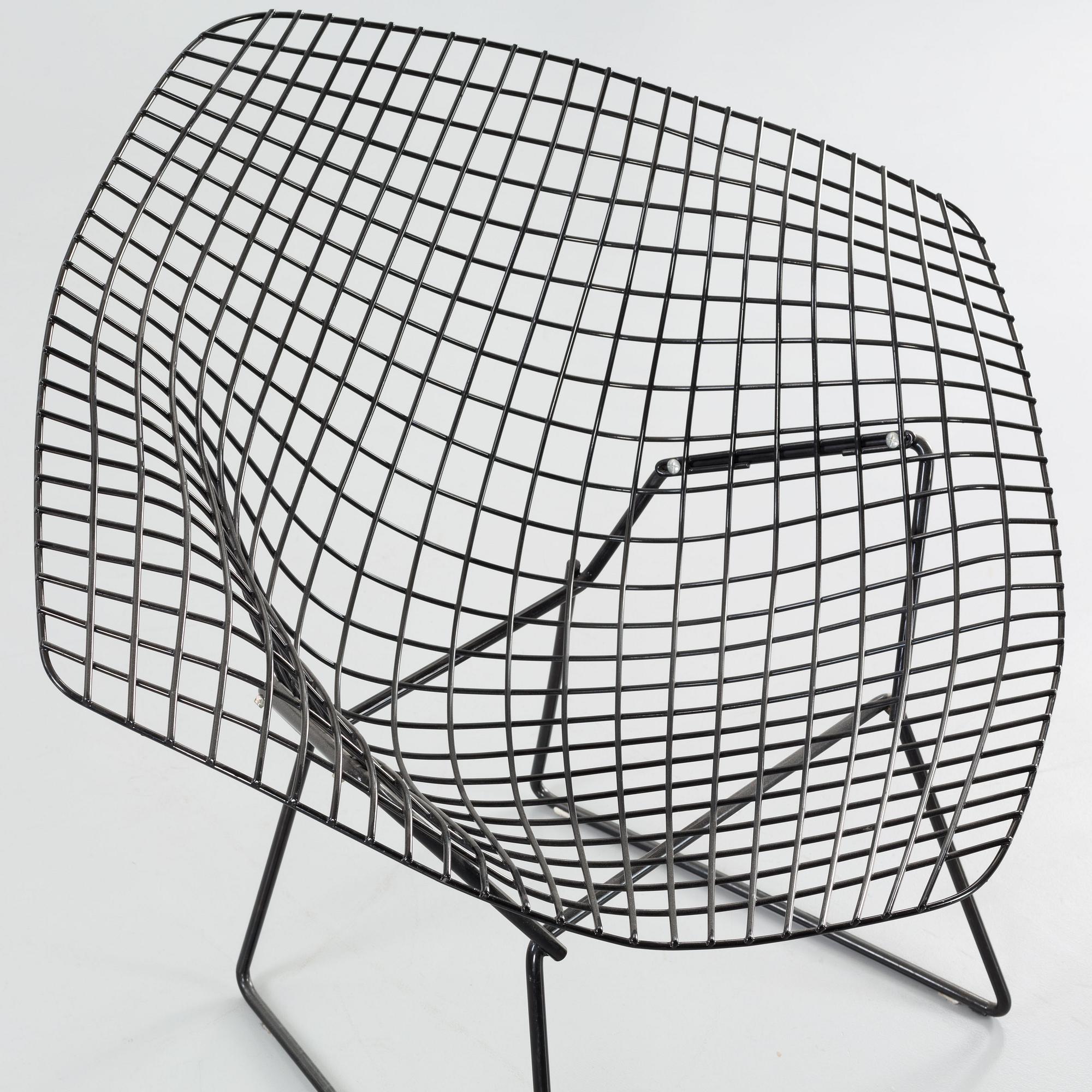 FÅTÖLJ, "Diamond chair", Harry Bertoia, Knoll.