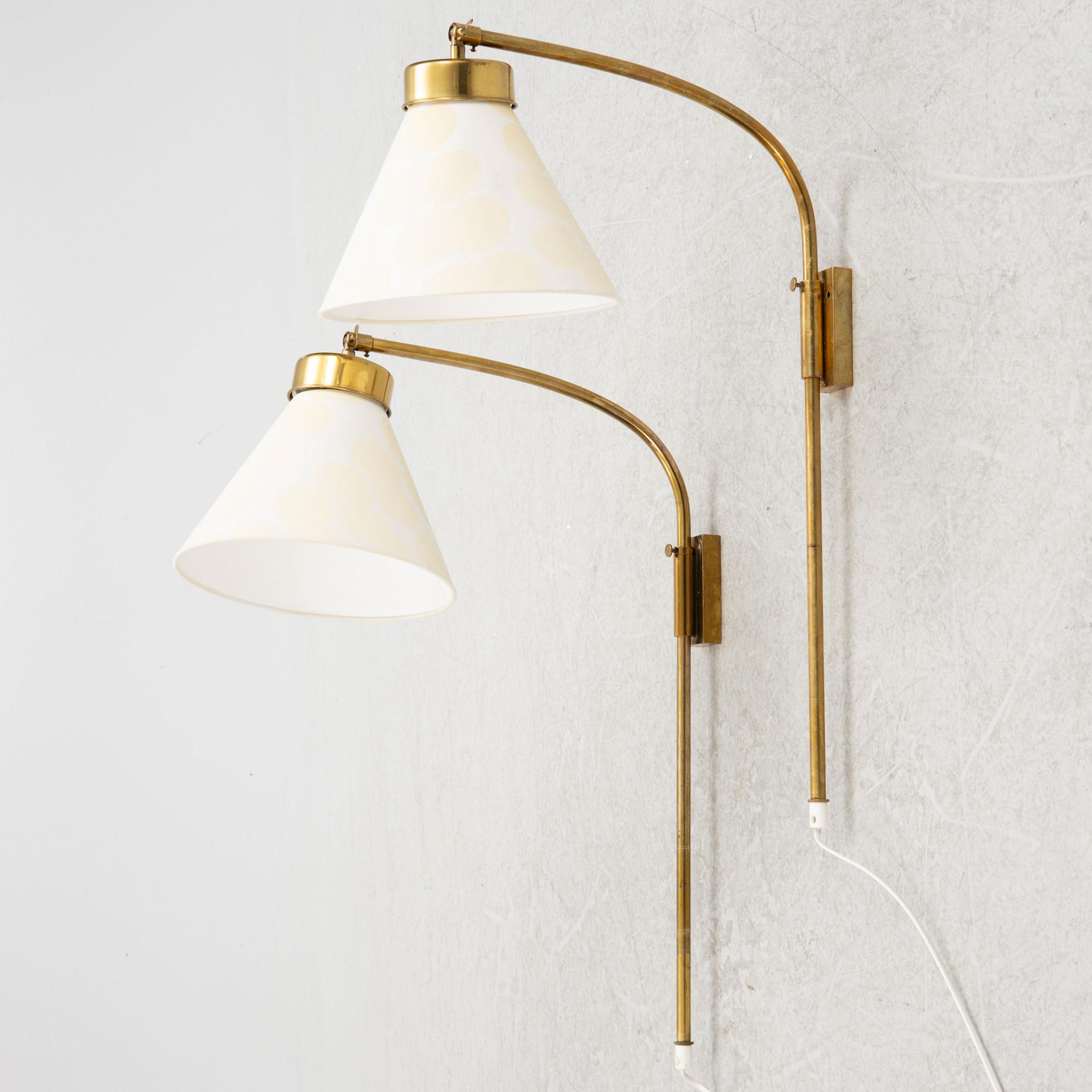 Josef Frank, wall lamps, a pair, model G 2484, Svenskt Tenn.