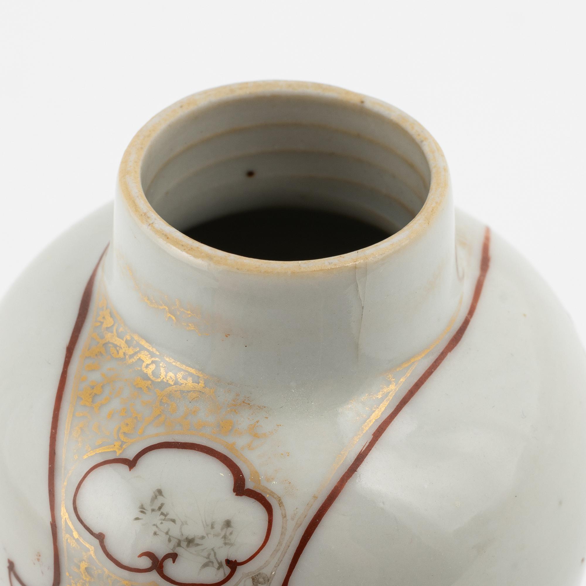 Tedosor, ett par, porslin, Kina, 1700-tal.