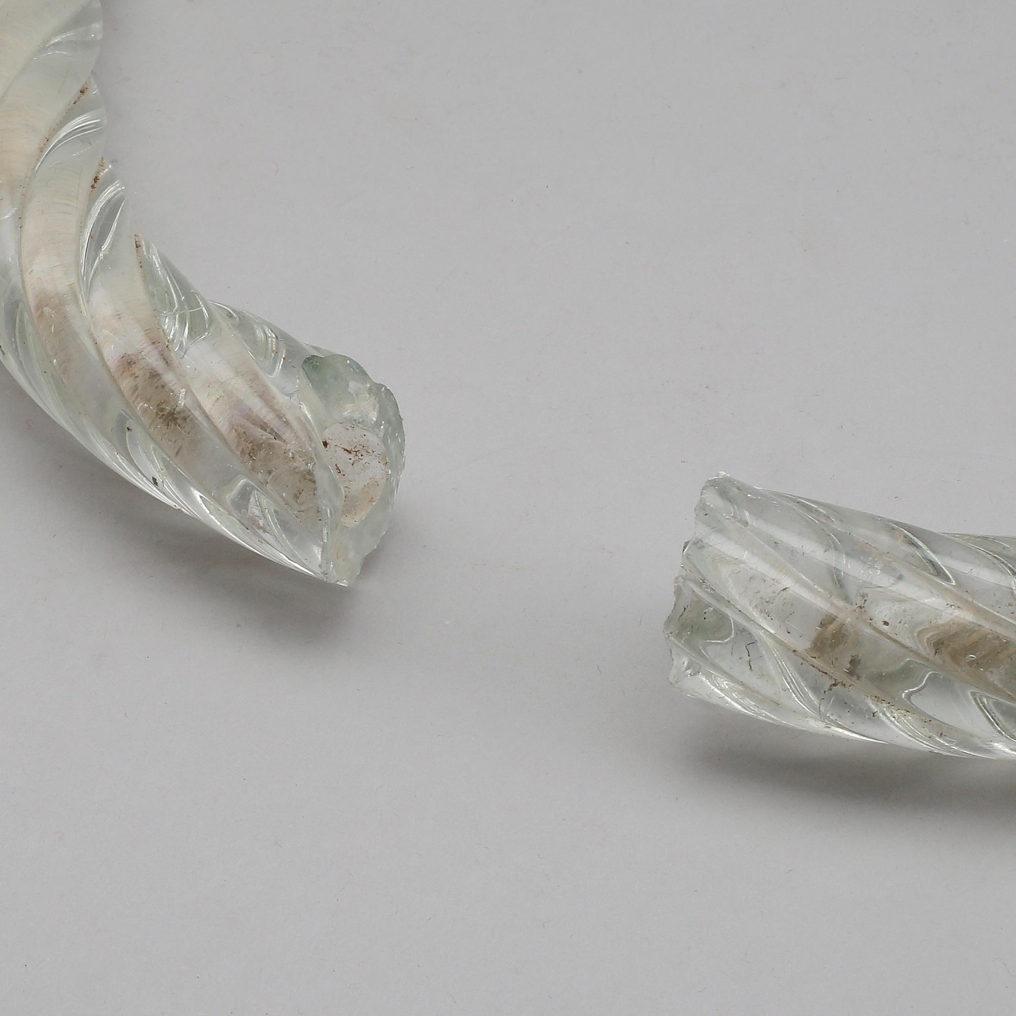 TAKLAMPA, glas, troligen Murano, 1900-talets mitt. Höjd ca 65 cm.