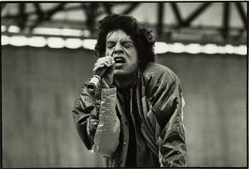 Mats Bäcker, "Mick Jagger", Göteborg, 1982.