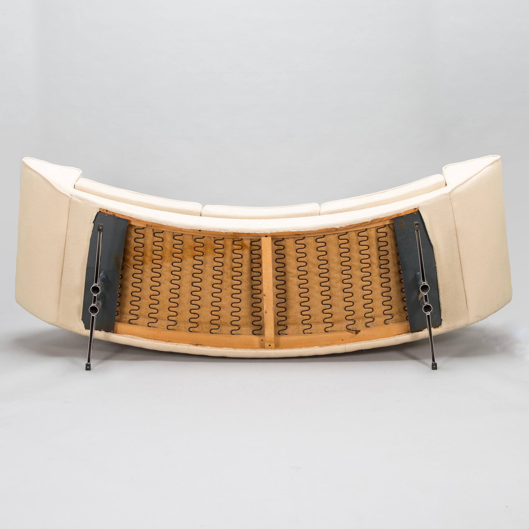 Johannes Andersen, Three-piece 1960's/70's 'Capri' sofa suite for Trensum Möbelfabrik.