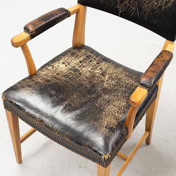 Josef Frank, karmstolar, ett par, modell 695, Svenskt Tenn.