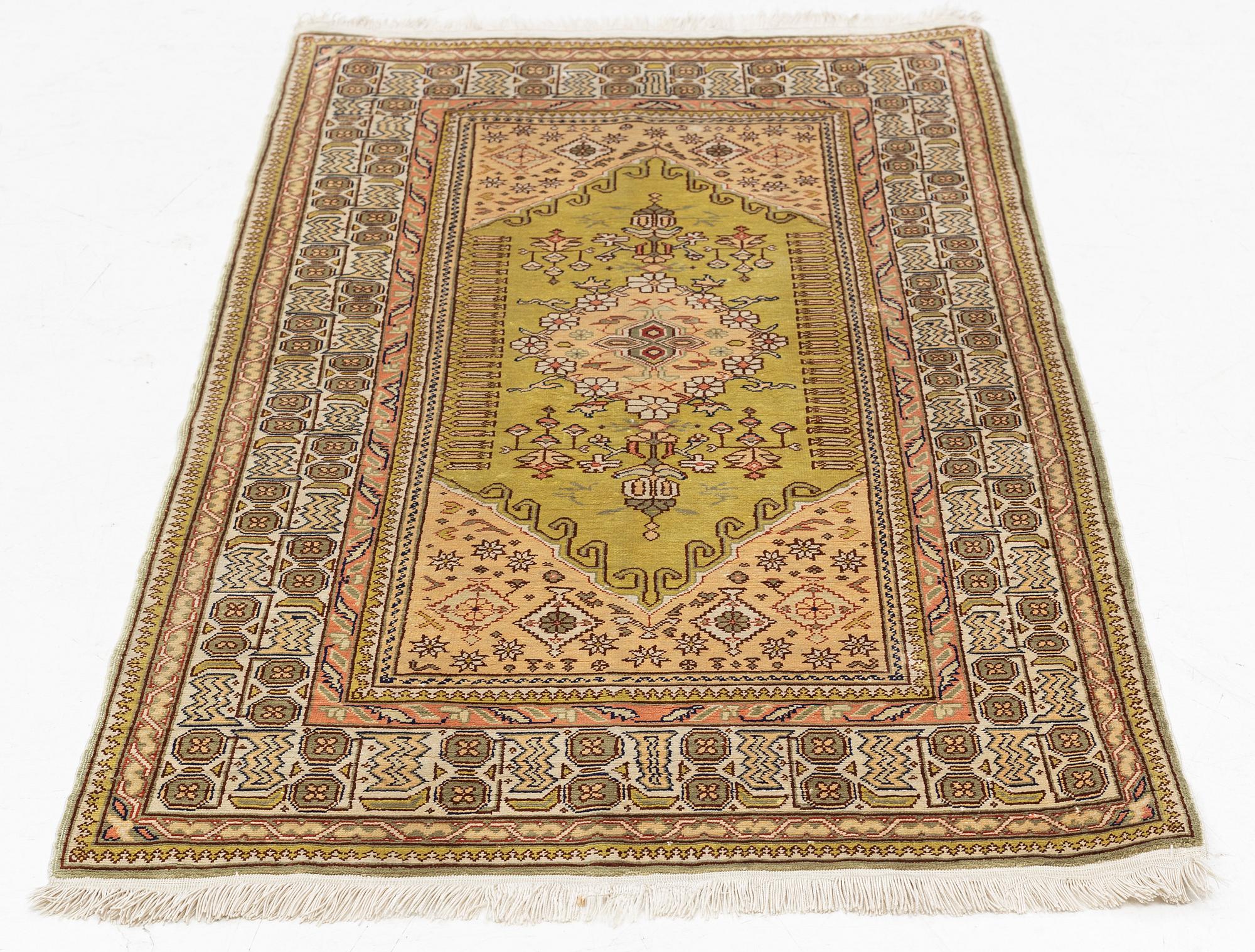 Matta, Kayseri, silke, ca 105 x 60 cm.