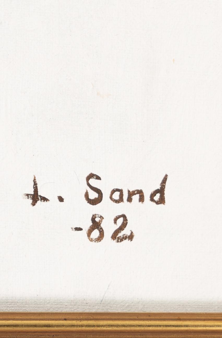 Lennart Sand, 'Björn och fjolårskalv (Bear and last year's calf)'.