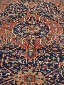A CARPET, an antique northwest Persian, ca 414-425 x 248,5-260 cm.