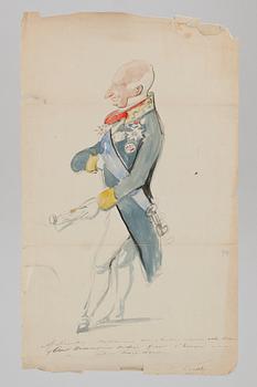 Fritz von Dardel · FRITZ VON DARDEL, akvarellerad teckning, sign. Dat 1888.