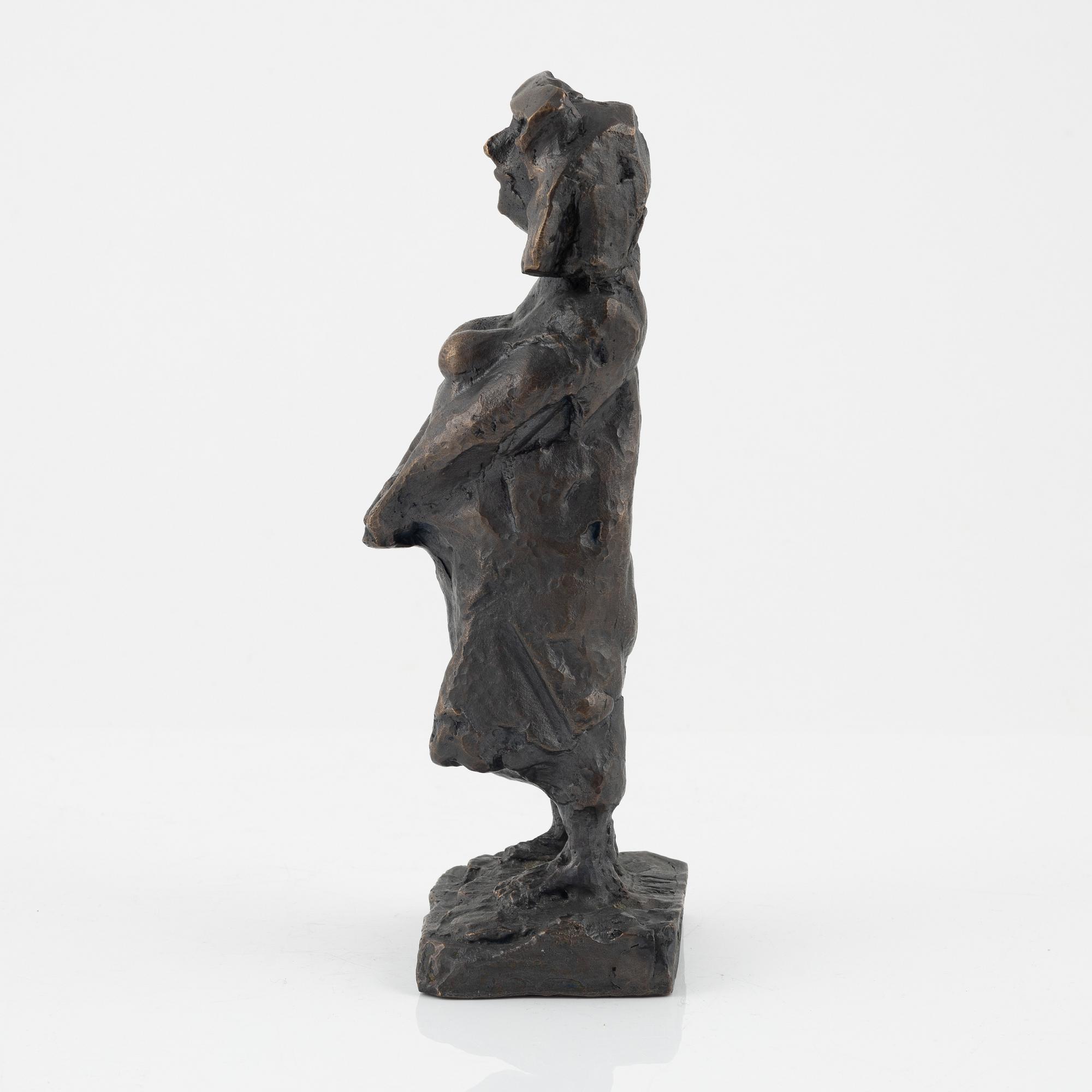 Bror Marklund, sculpture, signed,bronze, height 23 cm.