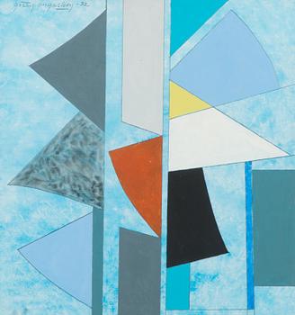 Göran Augustson, gouache, signed and dated -92.