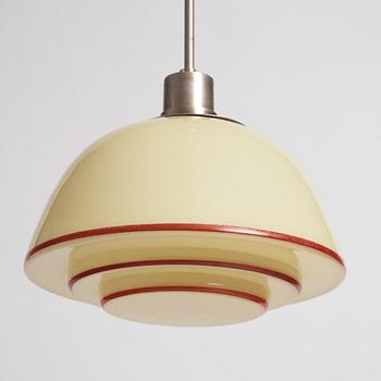 Harald Notini, a pair of ceiling lamps, model "10701", Arvid Böhlmarks Lampfabrik, 1930s.