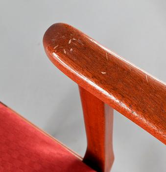 KARMSTOLAR, ett par, "Ambassadör", Carl Malmsten, Rydéns Interiör, tillverkade 1985.