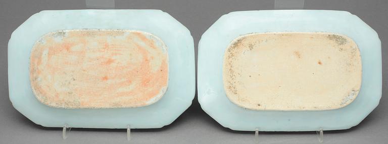 STEKFAT, 4+1, porslin, Qianlong, Kina 1700-tal.