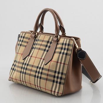 Burberry, a handbag.