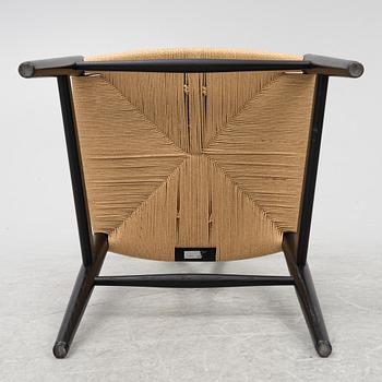 Hans J. Wegner, chairs, 6 pcs, CH24 "The Wishbone Chair", probably Carl Hansen & Son, Odense, Denmark, contemporary production.