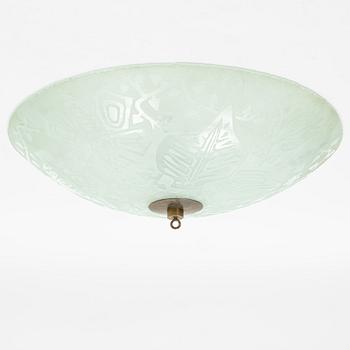A Swedish Mdoren ceiling lamp, 1940's/50's.