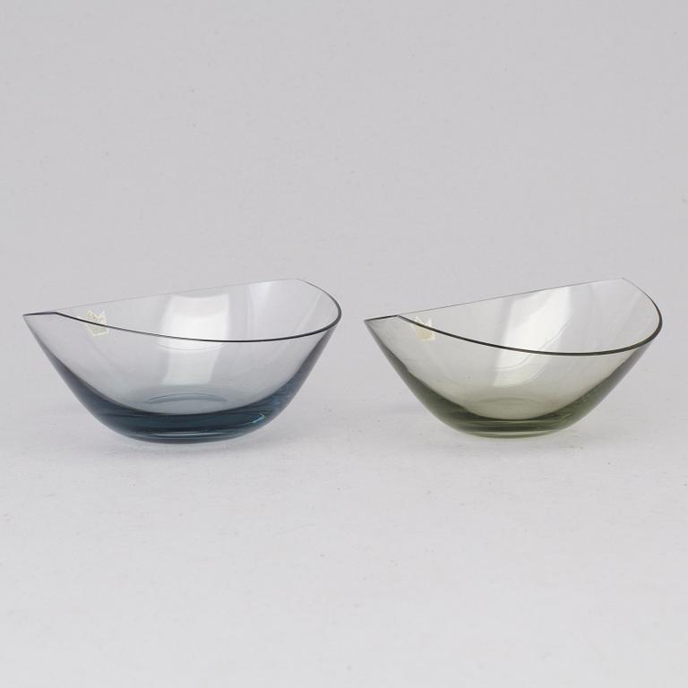 Ten glass bowls by Kosta, mid 20th century.