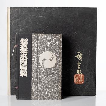 Two volumes of Japanese books,  20th Century.