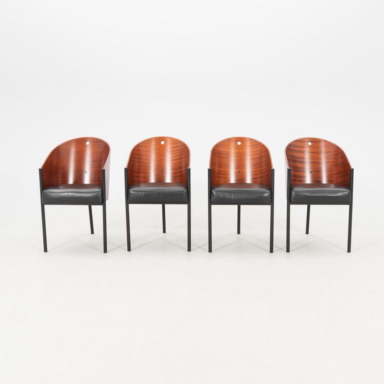 Philippe Starck, armchairs 8 pcs, "Costes", Aleph, Driade, Italy.