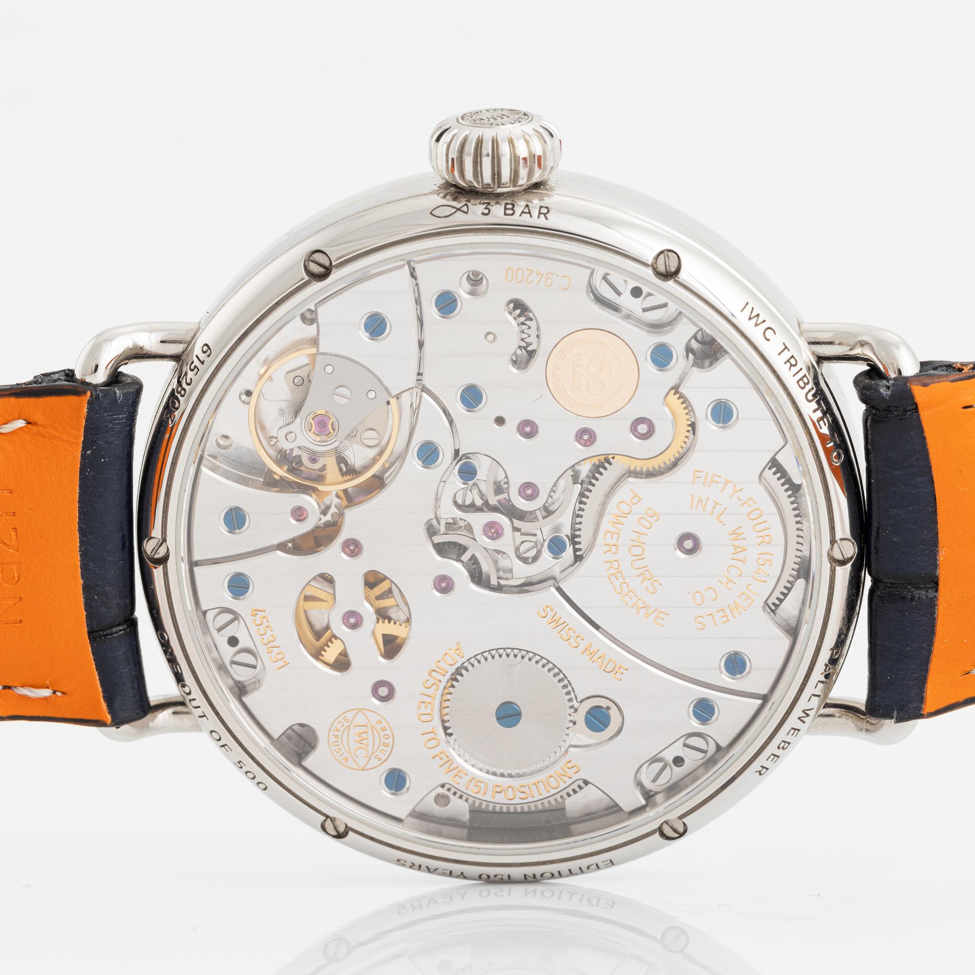 IWC, Tribute to Pallweber "150 Years", ca 2018.