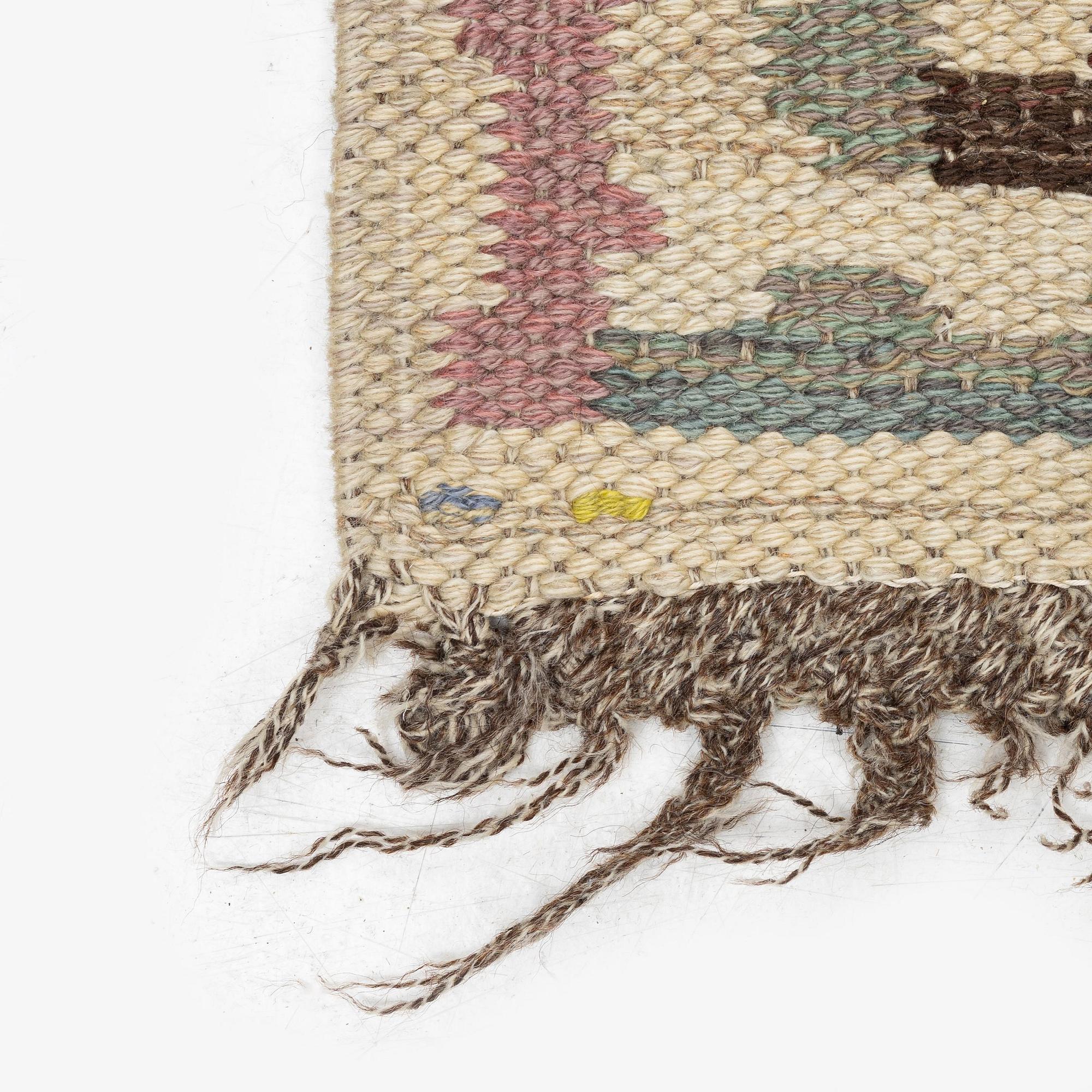 Märta Måås-Fjetterström, a carpet, 'Dukater', flat weave, c. 315 x 250 cm, signed AB MMF.